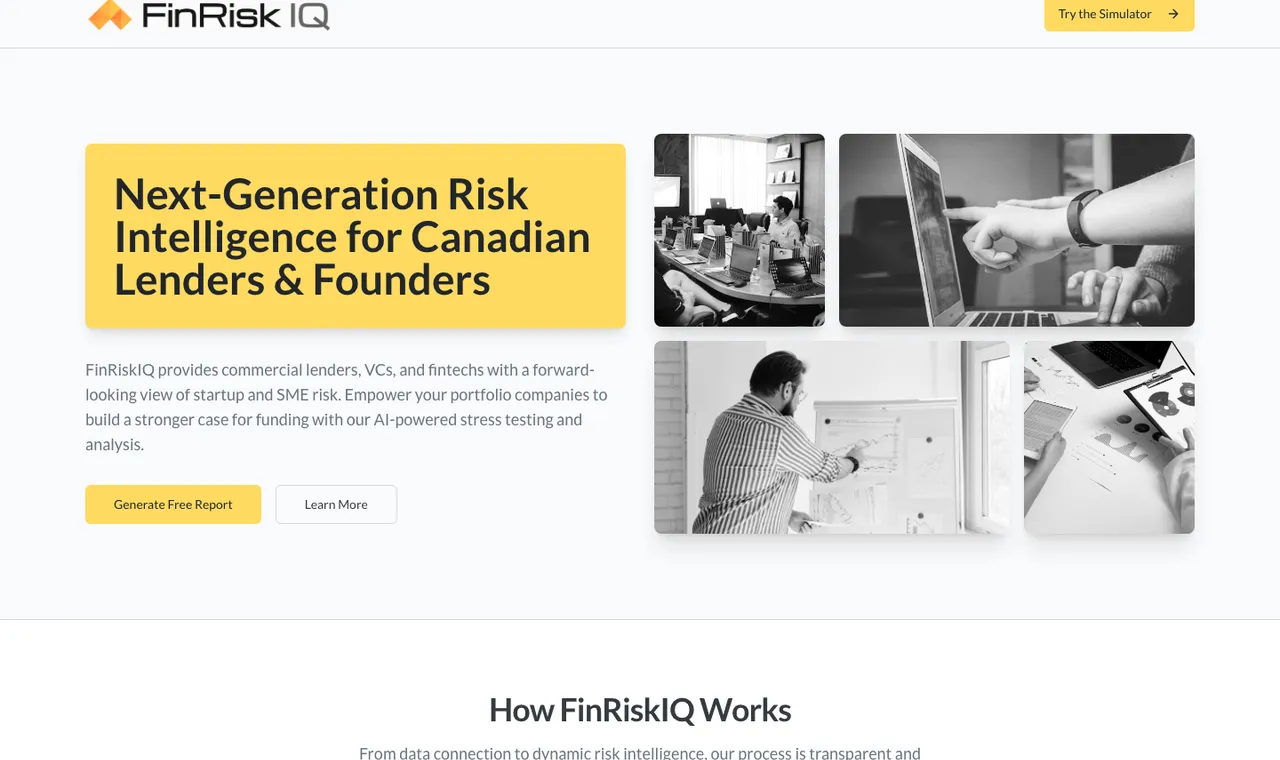 FinRiskIQ screenshot