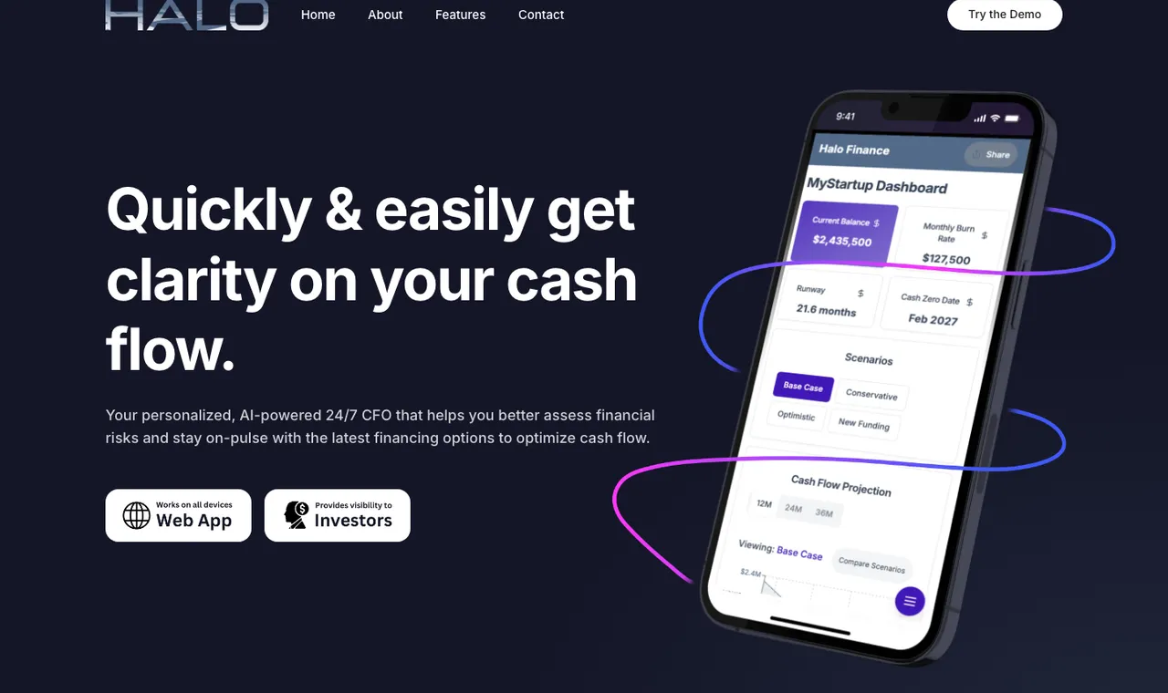 Halo Finance screenshot