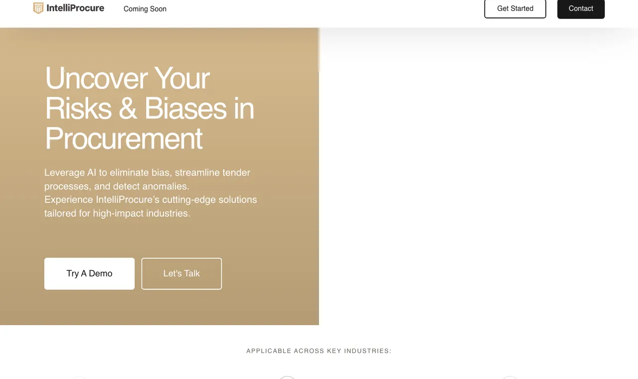 IntelliProcure screenshot