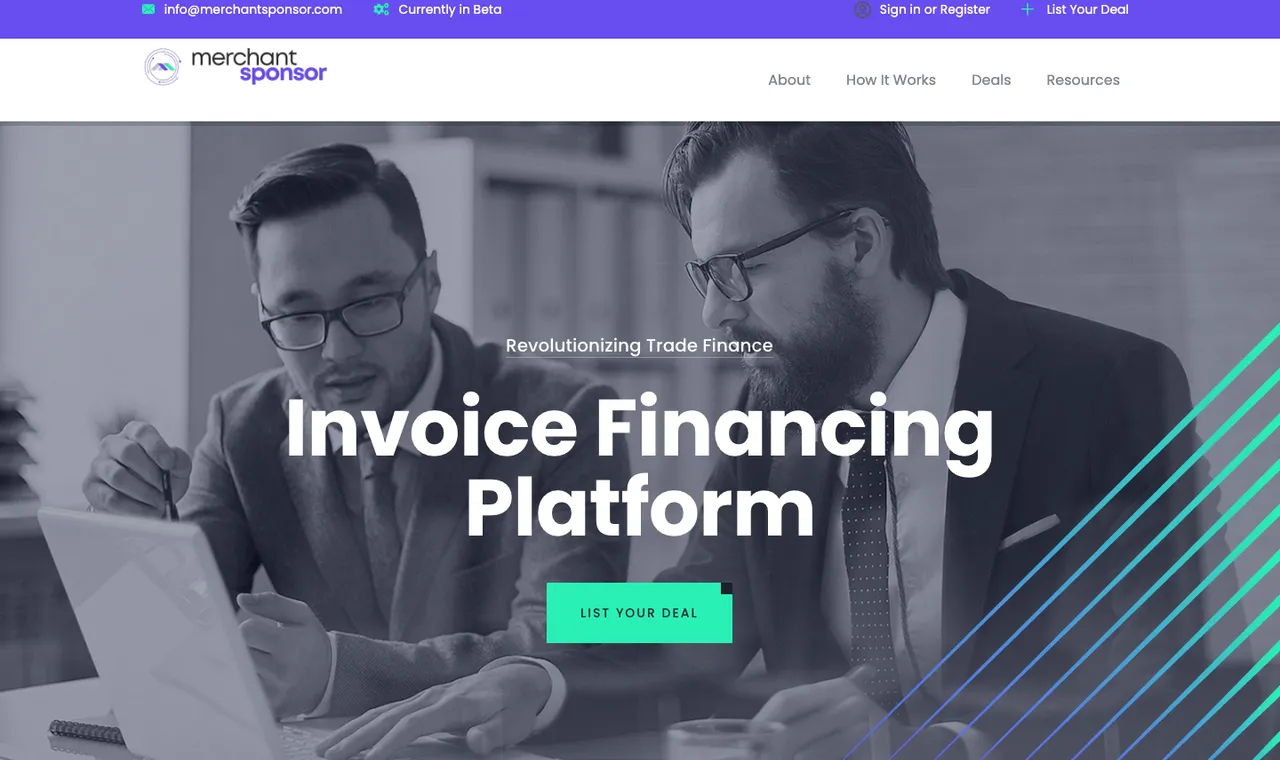 MerchantSponsor screenshot