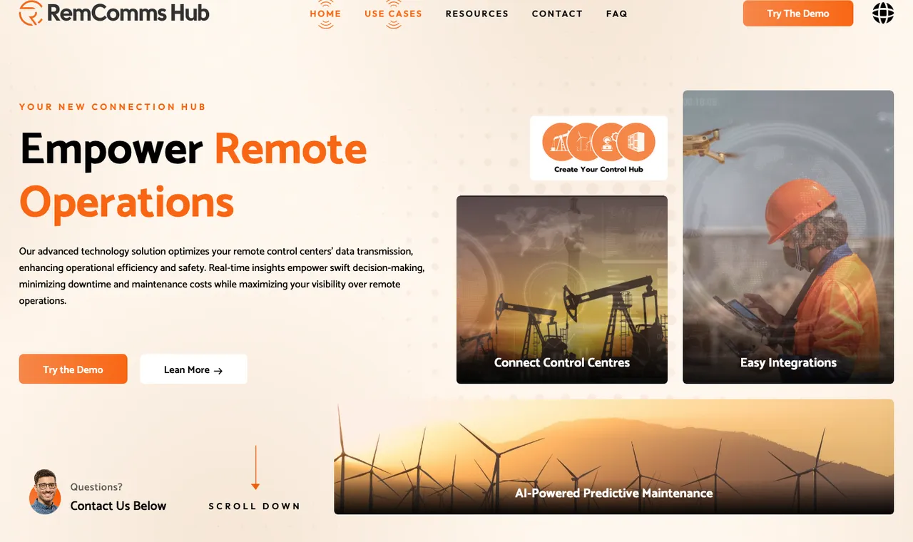 RemComms Hub screenshot